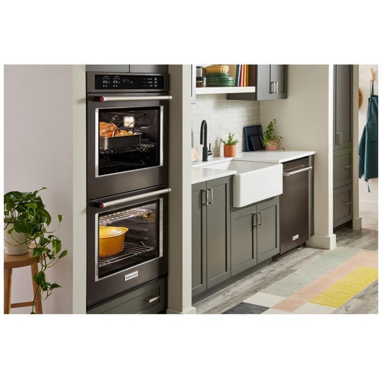 KitchenAid 30 Inch Double Wall Oven with Air Fry - KOED530PBS