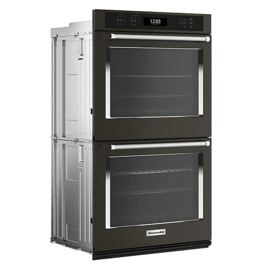 KitchenAid 30 Inch Double Wall Oven with Air Fry - KOED530PBS
