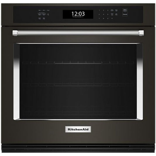 KitchenAid 30 Inch Single Electric Wall Oven with 5 Cu. Ft. Capacity - KOES530PBS