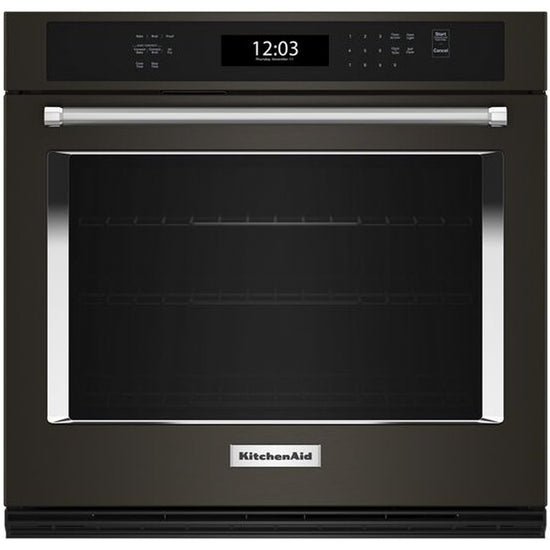 KitchenAid 30 Inch Single Electric Wall Oven with 5 Cu. Ft. Capacity - KOES530PBS
