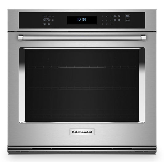 KitchenAid 30" Single Wall Oven with Air Fry - KOES530PPS