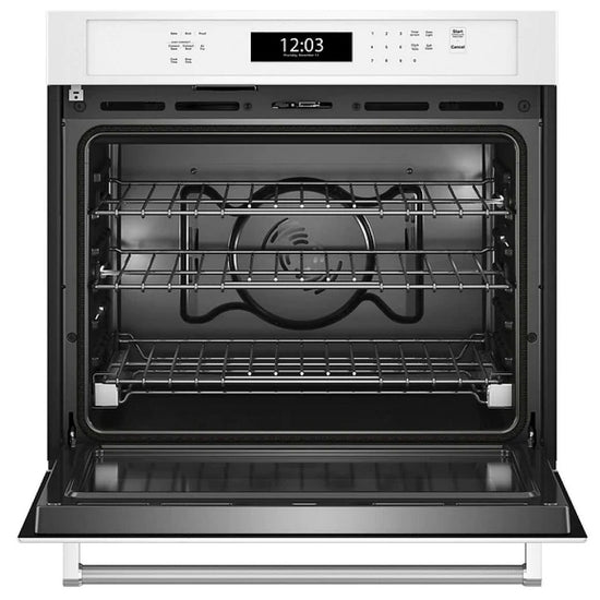 KitchenAid 30 Inch Single Wall Oven with Air Fry, White - KOES530PWH