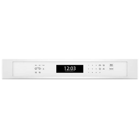 KitchenAid 30 Inch Single Wall Oven with Air Fry, White - KOES530PWH