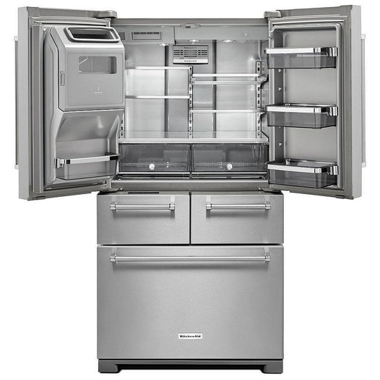 KitchenAid French Door Refrigerator, Stainless Steel - KRMF706ESS