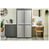 KitchenAid 36 Inch Counter-Depth 4-Door Refrigerator with 19.4 cu. ft. Capacity, PrintShield Finish - KRQC506MPS