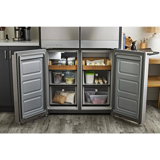 KitchenAid 36 Inch Counter-Depth French Door Refrigerator, 19.4 Cu. Ft. - KRQC506MPS