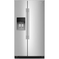 KitchenAid 36 Inch Side-by-Side Refrigerator with 28.7 cu. ft. Capacity, Stainless Steel - KRSF536RPS