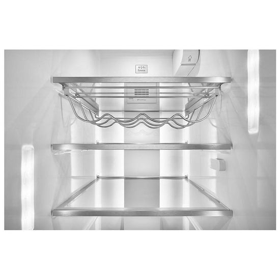 KitchenAid 24.8 cu. ft. Side by Side Refrigerator, Black Stainless Steel - KRSF705HBS