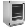 KitchenAid 24 Inch Beverage Center with Glass Door and Metal-Front Racks - KUBL314KSS (Ships in 7-10 Days)