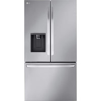 LG 36 Inch Smart Counter-Depth French Door Refrigerator with 25.5 cu. ft. Capacity, Stainless Steel - LCFC26XSS