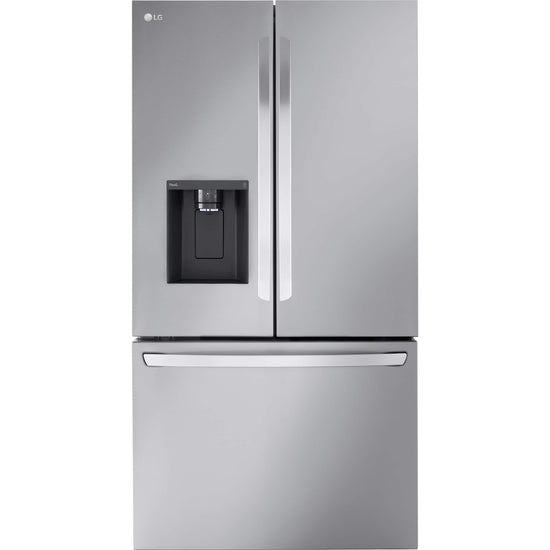 LG 36 Inch Counter-Depth French 3-Door Refrigerator, 25.5 cu. ft., Stainless - LCFC26XSS