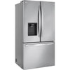 LG 36 Inch Counter-Depth French 3-Door Refrigerator, 25.5 cu. ft., Stainless - LCFC26XSS