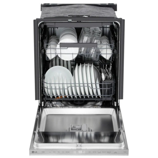 LG 24 Inch Top Control Dishwasher with 1-Hour Wash & Dry - LDNPM545S
