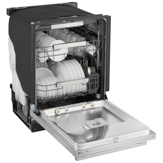 LG 24 Inch Smart Top Control Dishwasher with QuadWash Pro and TrueSteam - LDNTH753S