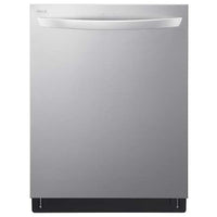 LG 24 Inch Top Control Dishwasher with TrueSteam and QuadWash, Stainless Steel - LDTS5552S