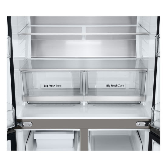 LG 33 Inch Counter-Depth French Door Refrigerator with 19.0 cu. ft. Capacity, Stainless Steel - LF19C8200S