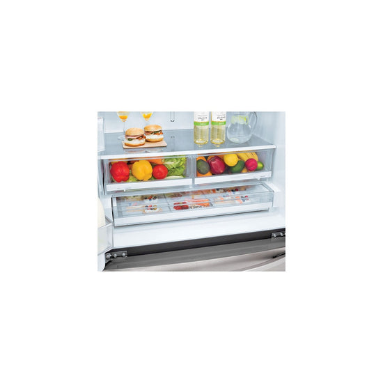 LG 36 Inch French Door Refrigerator, 26 cu. ft., Stainless Steel - LFXS26973S