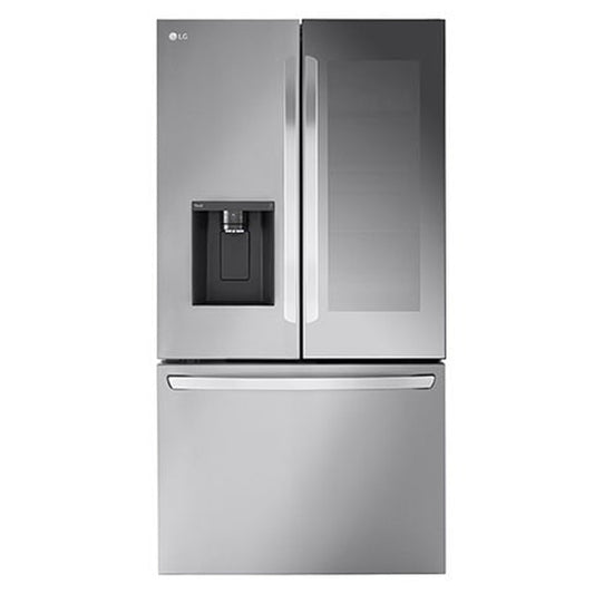 LG 36 Inch Counter-Depth French Door Refrigerator with Mirror InstaView, 25.5 cu. ft. - LLFOC2606S