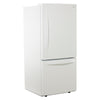 LG 30 Inch Bottom-Freezer Refrigerator, 22 Cu. Ft., White - LRDNS2200W