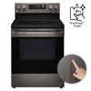 LG 30 Inch Smart Fan Convection Electric Range with Air Fry, PrintProof Black Stainless - LREL6323D