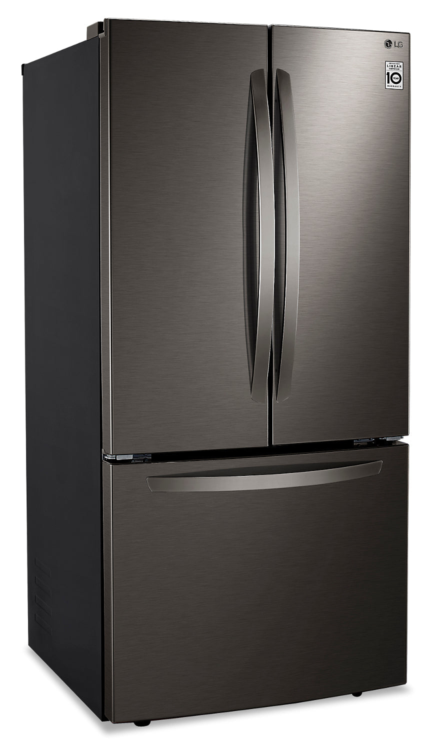 LG French-Door Refrigerator in Smudge Proof Black Stainless Steel - LRFCS2503D