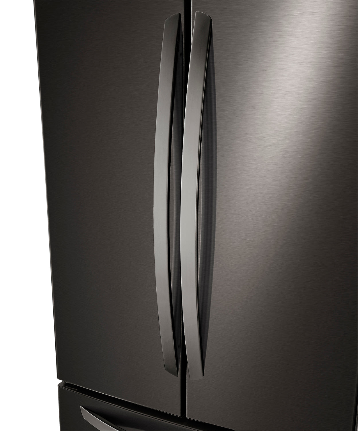 LG French-Door Refrigerator in Smudge Proof Black Stainless Steel - LRFCS2503D