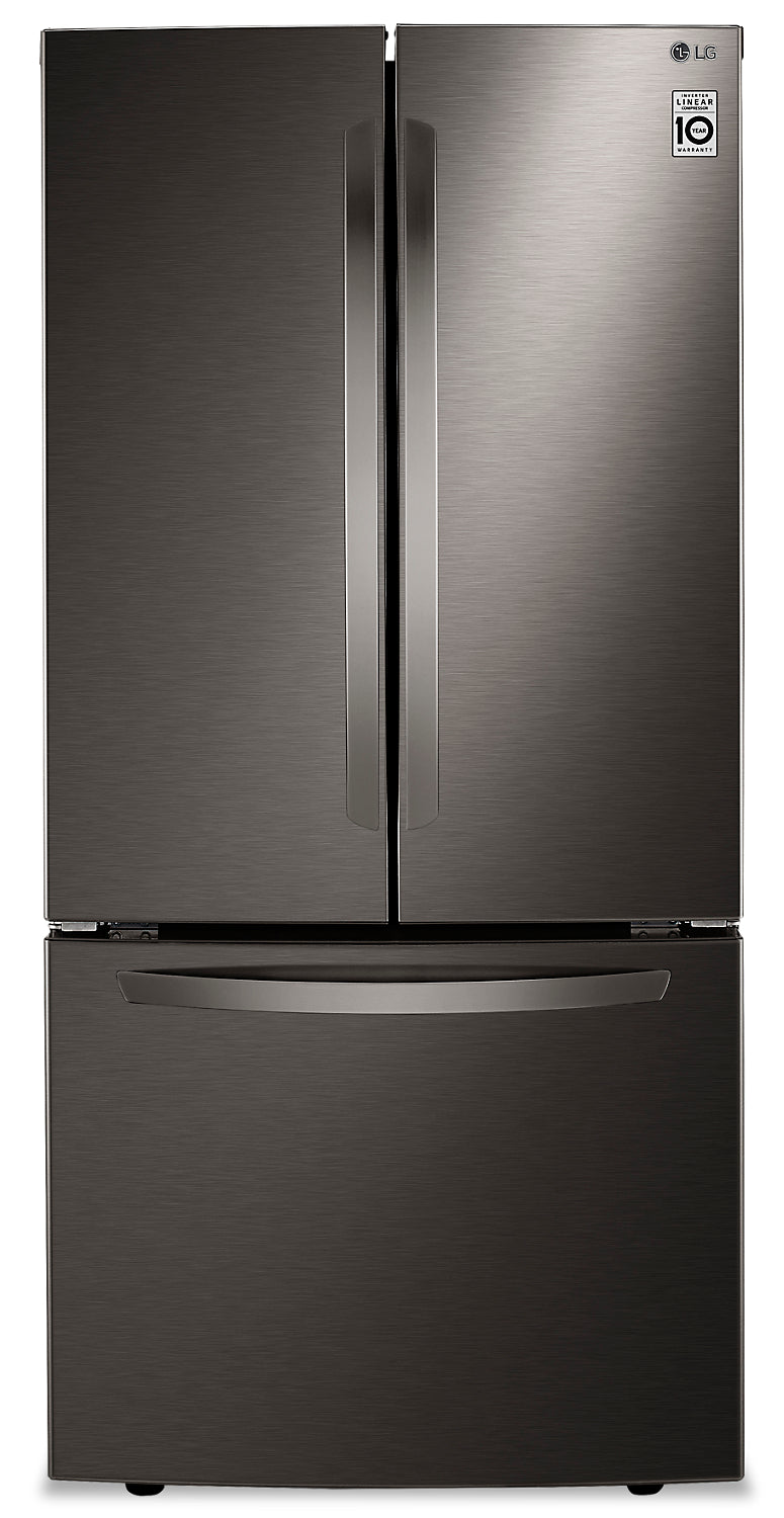 LG French-Door Refrigerator in Smudge Proof Black Stainless Steel - LRFCS2503D