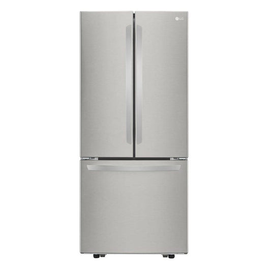 LG 30 Inch French Door Refrigerator, 22 cu. ft., Stainless Steel - LRFNS2200S