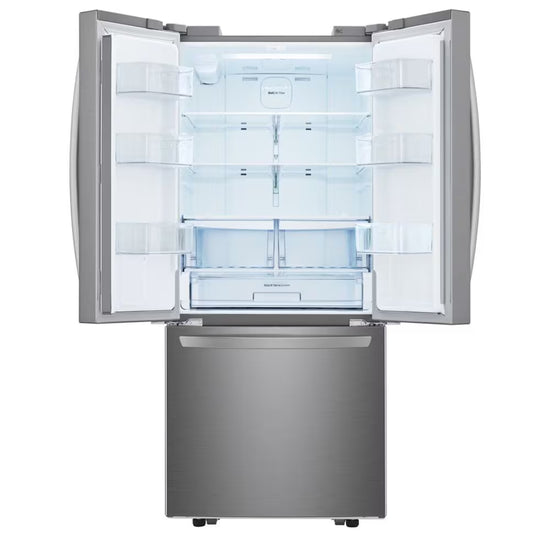 LG 30 Inch French Door Refrigerator, 22 cu. ft., Stainless Steel - LRFNS2200S