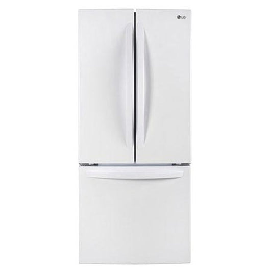 LG 30" 22 cu.ft. Standard-Depth French 3-Door Refrigerator - LRFNS2200W