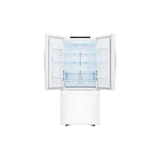 LG 30" 22 cu.ft. Standard-Depth French 3-Door Refrigerator - LRFNS2200W