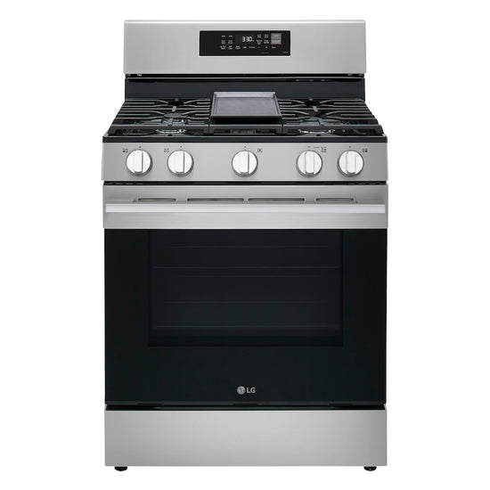 LG 30 Inch Smart Gas Range with ProBake Convection, Air Fry - LRGN6323Y