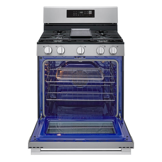 LG 30 Inch Smart Gas Range with ProBake Convection, Air Fry - LRGN6323Y