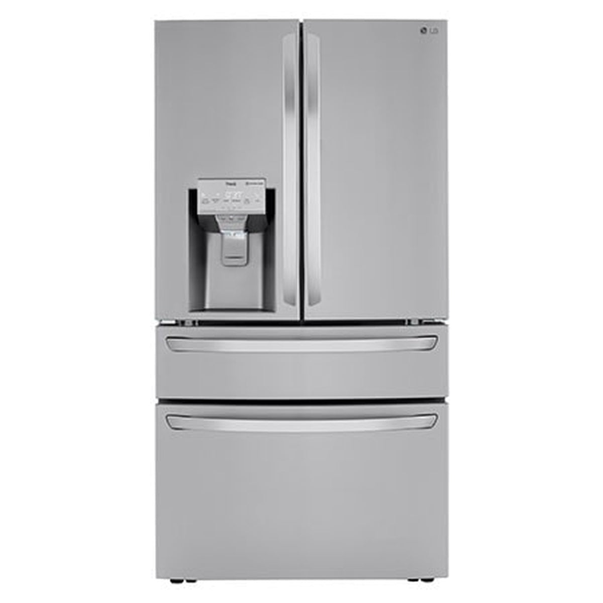 LG 30 cu. ft. 4-Door French Door Refrigerator, PrintProof Stainless Steel - LRMXS3006S