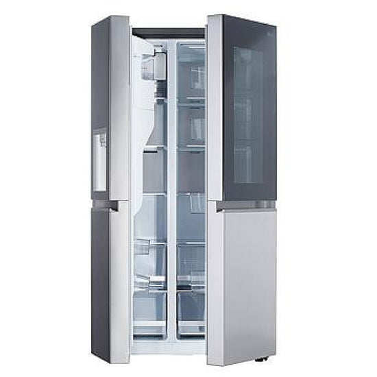 LG 36 Inch Side-by-Side Refrigerator with 27.1 Cu. Ft. Capacity, Stainless Steel - LRSOS2706S