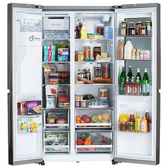 LG 36 Inch Side-by-Side Refrigerator with 27.1 Cu. Ft. Capacity, Stainless Steel - LRSOS2706S