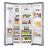 LG 36 Inch Side-by-Side Refrigerator, 29 cu. ft., Metal Sorbet - LS29S3230V