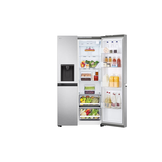 LG 36 Inch Side-by-Side Refrigerator, 29 cu. ft., Metal Sorbet - LS29S3230V