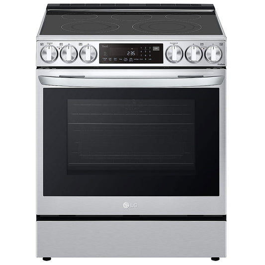 LG 30 Inch Slide-In Electric Range with 6.3 cu ft Convection, PrintProof SS - LSEL6335F