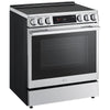 LG 30 Inch Slide-In Electric Range with 6.3 cu. ft. Capacity, PrintProof Stainless Steel - LSEL6335XE