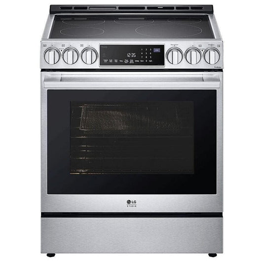 LG 30 Inch Studio Electric Range with 6.3 cu. ft. Capacity, Stainless Steel - LSES6338F