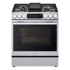 LG 30 Inch Smart Gas Slide-In Range with ProBake Convection - LSGL6335X