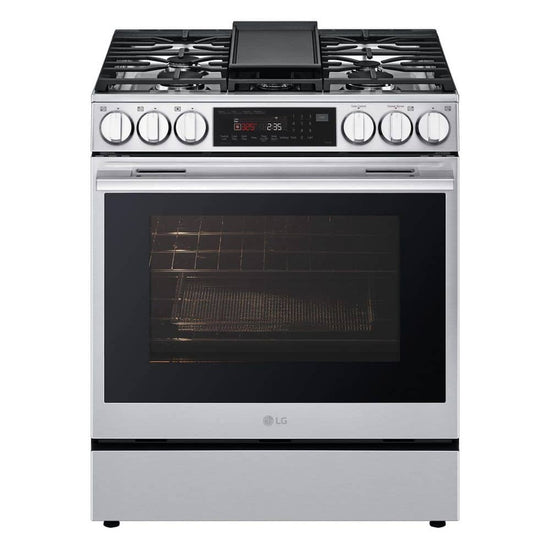 LG 30 Inch Smart Gas Slide-In Range with ProBake Convection - LSGL6335X