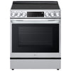 LG 30 Inch Slide-In Induction Range with True Convection, Stainless Steel - LSIL6336F