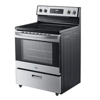 Midea 30 Inch Freestanding Electric Range with 5.1 cu. ft. Capacity - MER30B12ASSC