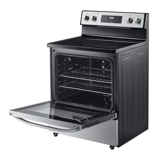 Midea 30 Inch Freestanding Electric Range with 5.1 cu. ft. Capacity - MER30B12ASSC