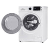 Midea 2.9 cu. ft. White Front Load Washer with Steam Option - MLH27N4AWWC