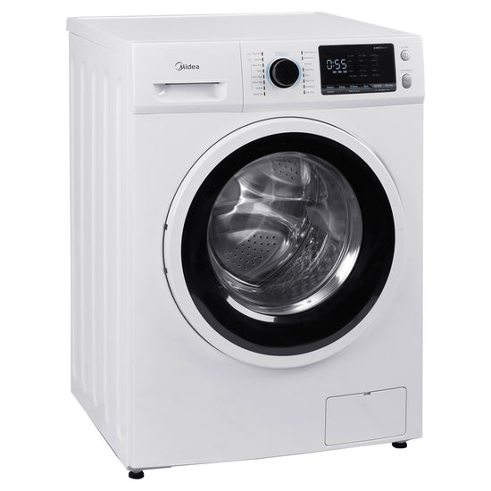 Midea 2.9 cu. ft. White Front Load Washer with Steam Option - MLH27N4AWWC