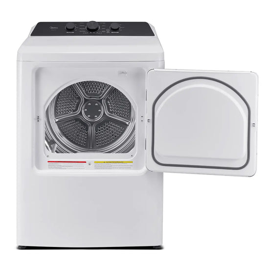 Midea 7.0 cu ft Electric Dryer, White - MLTE47A5BWW