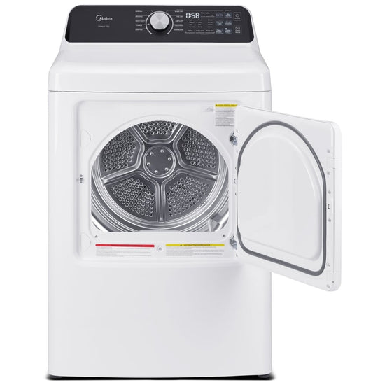 Midea Electric Dryer, 7.0 cu. ft., 27 Inch - MLTE52M2BWW